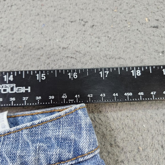 Jeans Womens 33x31 Blue Light Wash Mid Rise Bootcut Denim Casual Pants - Picture 5 of 7